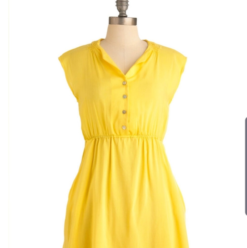 Modcloth Dee & Ray Marigold-en Girl Yellow Dress